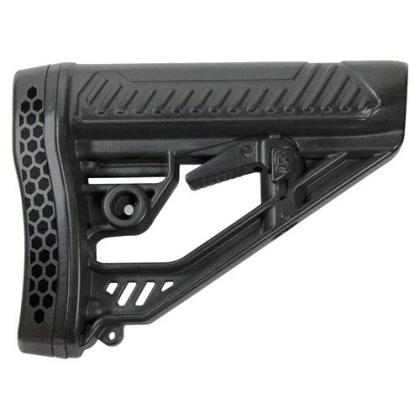 Adaptive Tactical Stock Ar-15 - Mil-spec Polymer Black