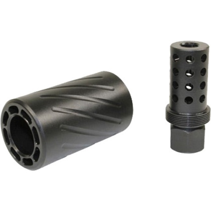 Guntec Ar15 5.56 Muzzlebrake - W- Quick Detach Blast Shield