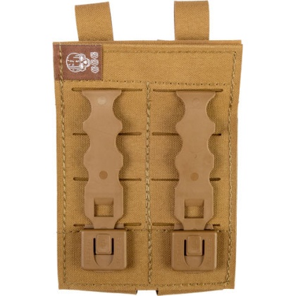 Grey Ghost Double Pistol Magna - Mag Pouch Laminate Coyote Brn