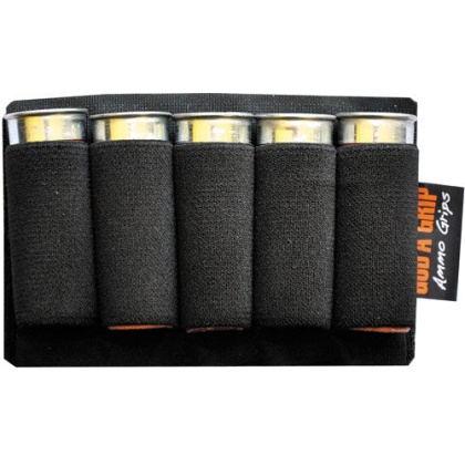 God\'a Grip Ammo Grip Standard - 5 Shotshell Holder Black W-3m