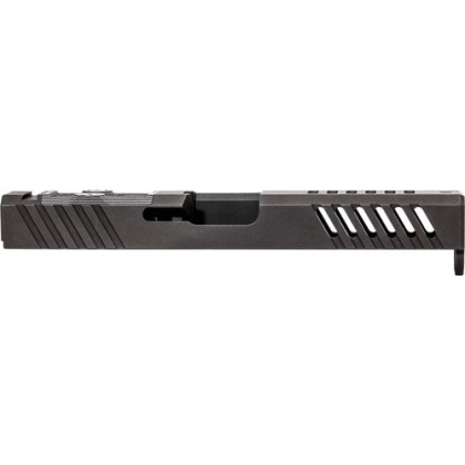 Grey Ghost Prec Glock 17 Slide - Gen 4 V1 W-pro Cut Black