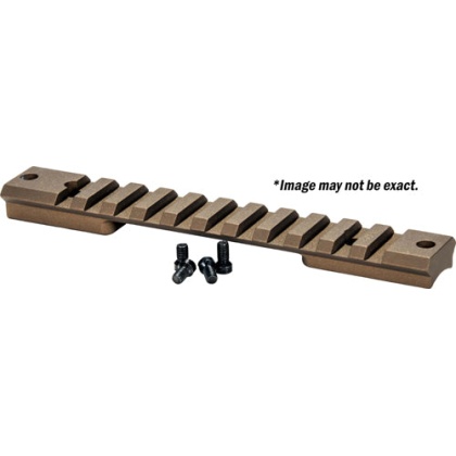 Warne Rail Mountain Tech 20moa - Browning X-bolt La Burnt Brnze
