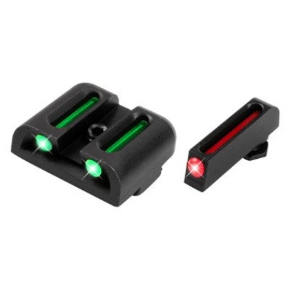 Truglo Sight Set Fiber Optic - Glock 9mm-.40 Set