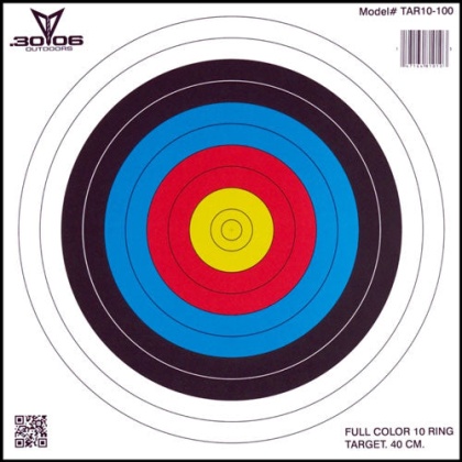 30-06 Outdoors Paper Target - Archery 10-ring 17\