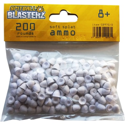 Spitball Blasterz 200 Pellets - Soft Splat Ammo!