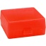 Mtm 100 Round .17hmr-.22mag - Ammo Box See Through Clear Red