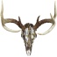 Mountain Mike's Snow Camo Deer - Skull Master Kit W-positioner