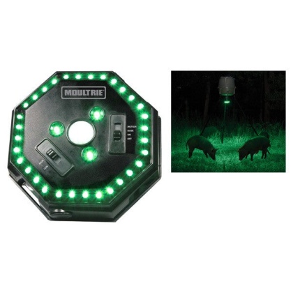 Moultrie Feeder Hog Light 30\' - Radius Green Led Motion Activa