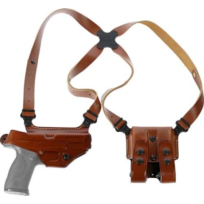 Galco Miami Shoulder System - Rh Leather 1911 3-5