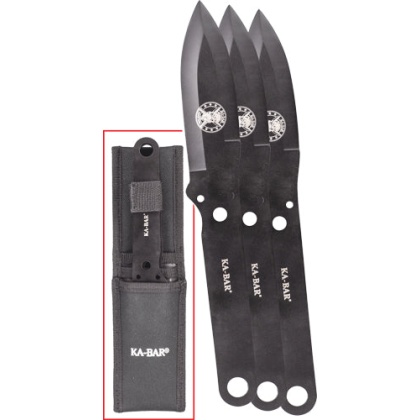 Ka-bar Throwing Knife Set 3 - Pack 9.375