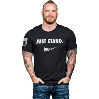 Nine Line Apparel Just Stand - Men's T-shirt Black Large