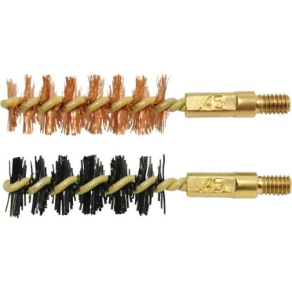 Otis Bore Brush .45 Cal 2-pk - 1-nylon 1-bronze 8-32 Thread