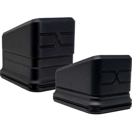 Faxon Magazine Extension Combo - Plus 3 And 5 Black Glock 19
