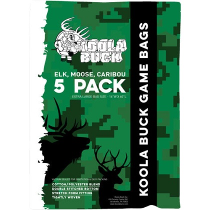 Koola Buck Economy Elk - Quarter Game Bags 5-pack