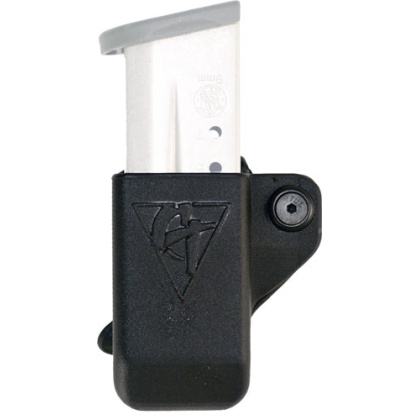 Comp-tac Single Mag Pouch Belt - Clip Lsc #19 Shield 9-40 Black