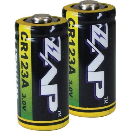 Psp Zap Cr123a Batteries - Lithium 2-pack