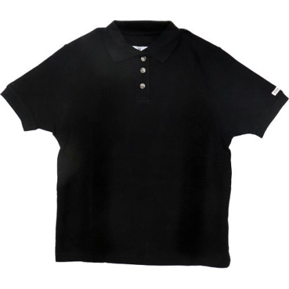 Bg Women\'s Ss Sleeve Buck Mark - Polo Small Black<