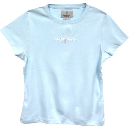 Bg Women\'s Ss T-shirt Exp - Scroll Large Ice Blue<