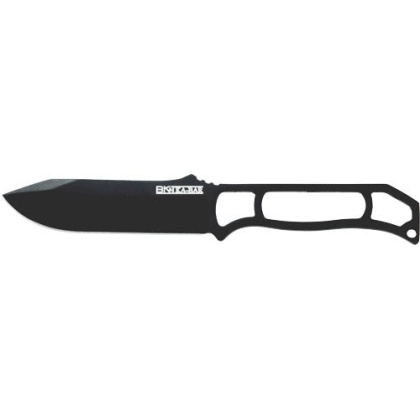 Ka-bar Becker Skeleton Knife - Black Fine Edge W- Sheath