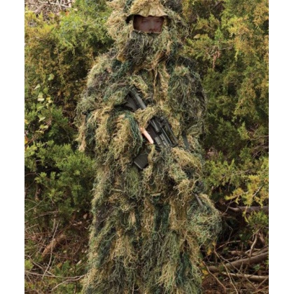 Red Rock Ghillie Suit Woodland - 5 Piece Adult Medium-large