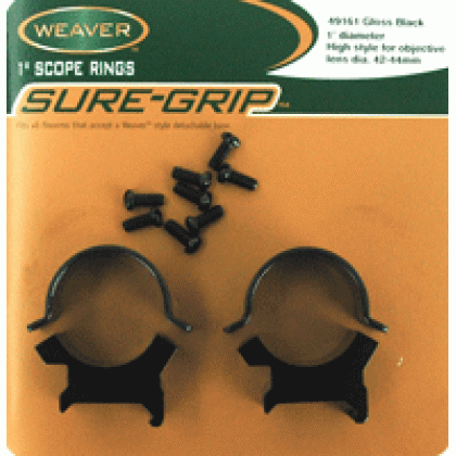 Weaver Rings Detachable Top - Mount Sure-grip 1