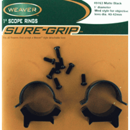 Weaver Rings Detachable Top - Mount Sure-grip 1