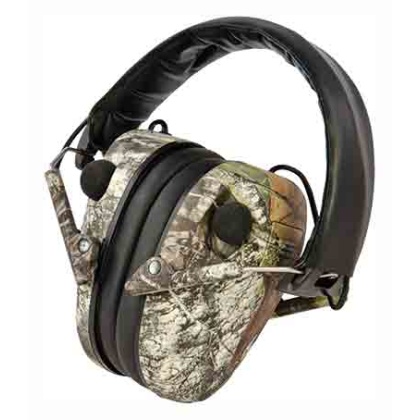 Caldwell E-max Ear Muff Low- - Profile Electronic Mobu Camo