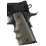 Hogue Grips Colt Govt Model - W-finger Grooves Od Green