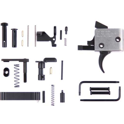 Cmc Ar15-ar10 Lower Parts Kit - With 3-3.5lb Curved Trigger