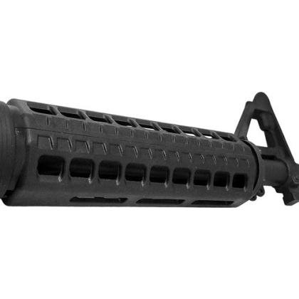 Ergo Grip 2-piece Handguard - For Ar-15 Black M-lok Polymer