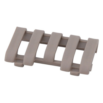 Ergo Grip Rail Cover Wire Loom - 5 Slot Picatinny Fde 1pk